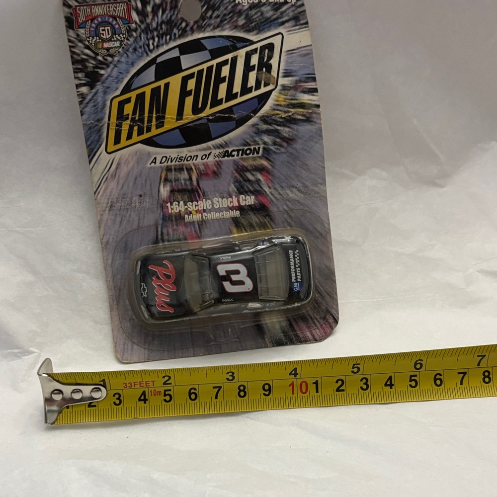 Fan Fueler #3 Dale Earnhardt 50th Anniversary NASCAR Black Die-Cast Car